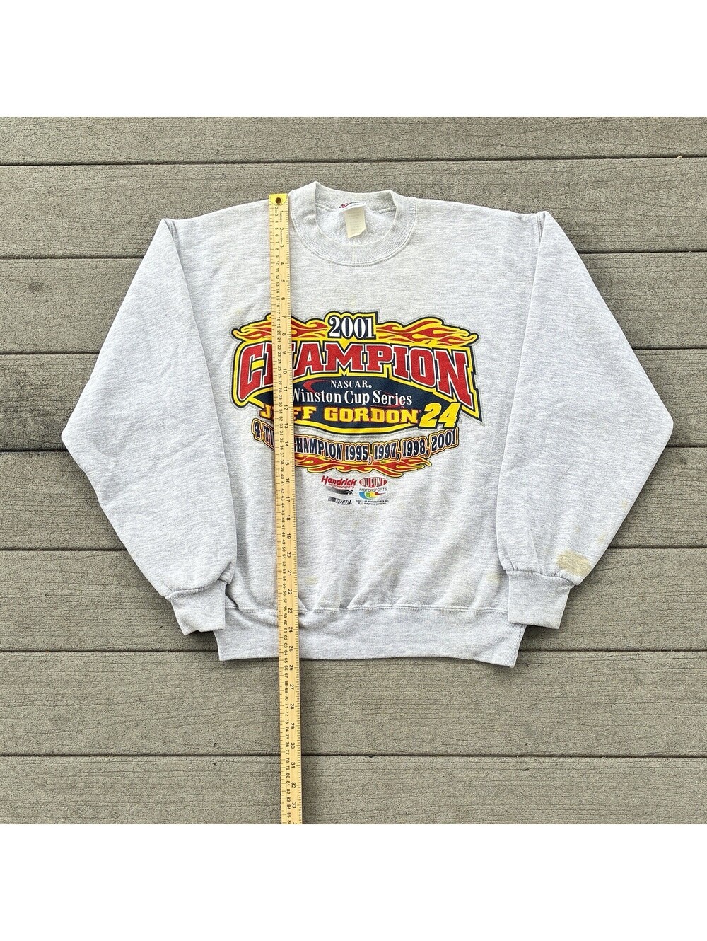Vintage 2001 Jeff Gordon NASCAR Winston Cup Series Sweatshirt M Chase Authentics